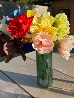 Clearance Flor artificial artesanal Windflower Flores Artificiales|Jarrones