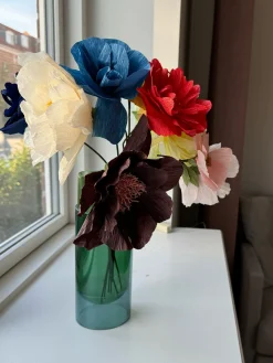 Clearance Flor artificial artesanal Windflower Flores Artificiales|Jarrones