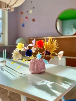 Best Flor artificial artesanal Grand Dahlia Flores Artificiales|Jarrones