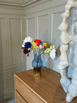 New Flor artificial artesanal Oriental Poppy Flores Artificiales|Jarrones