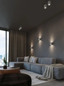 Plafones|Lámparas De Techo> Foco artesanal de cemento Rosalia