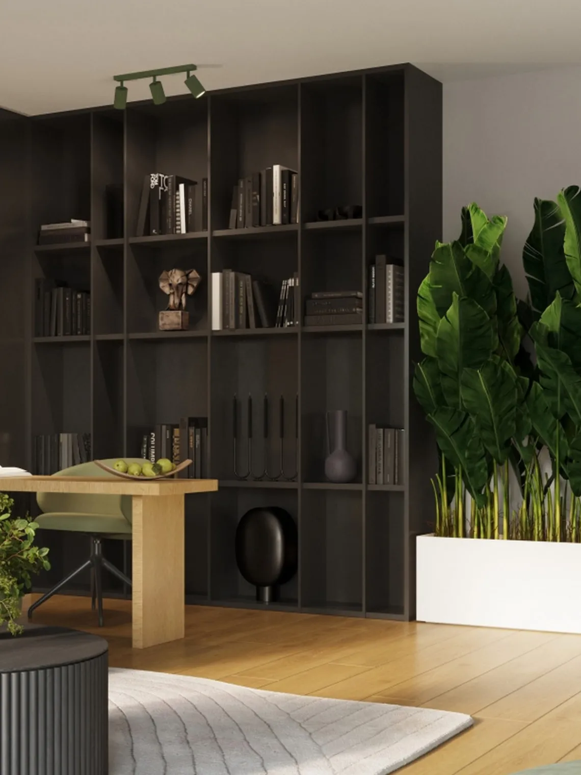 Plafones|Lámparas De Techo> Foco de techo Gleam Verde oliva