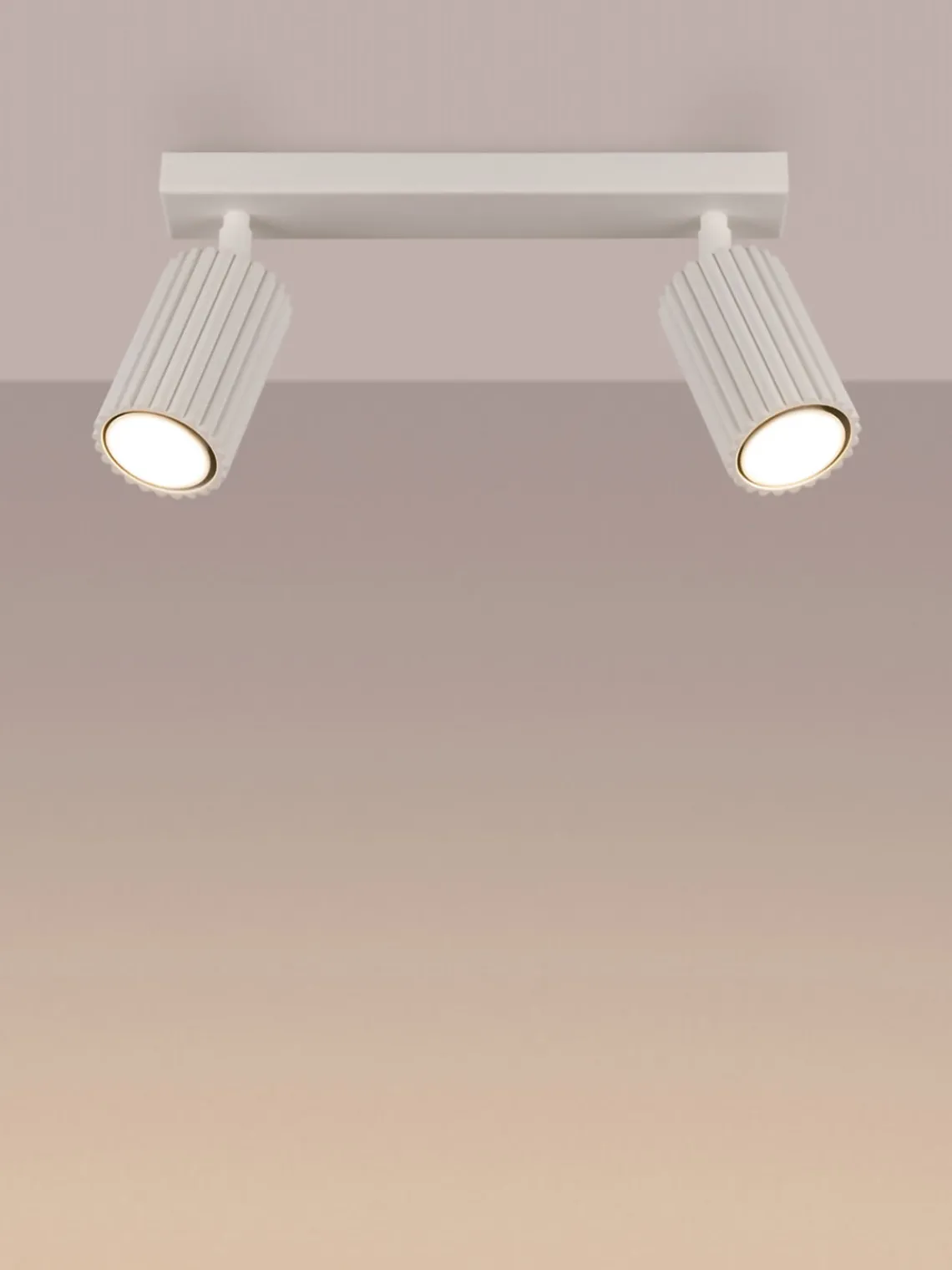 Plafones|Lámparas De Techo> Foco de techo Gleam Off White