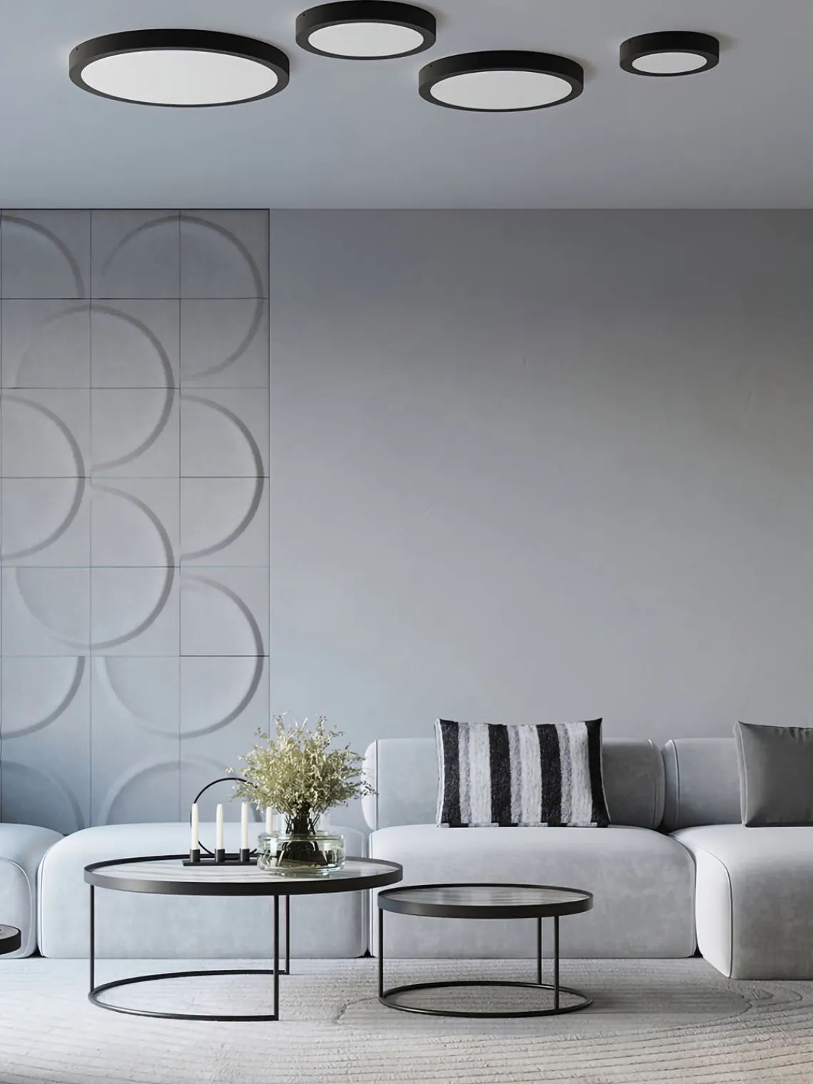 Plafones|Lámparas De Techo> Foco LED de techo Franco, tamaños diferentes