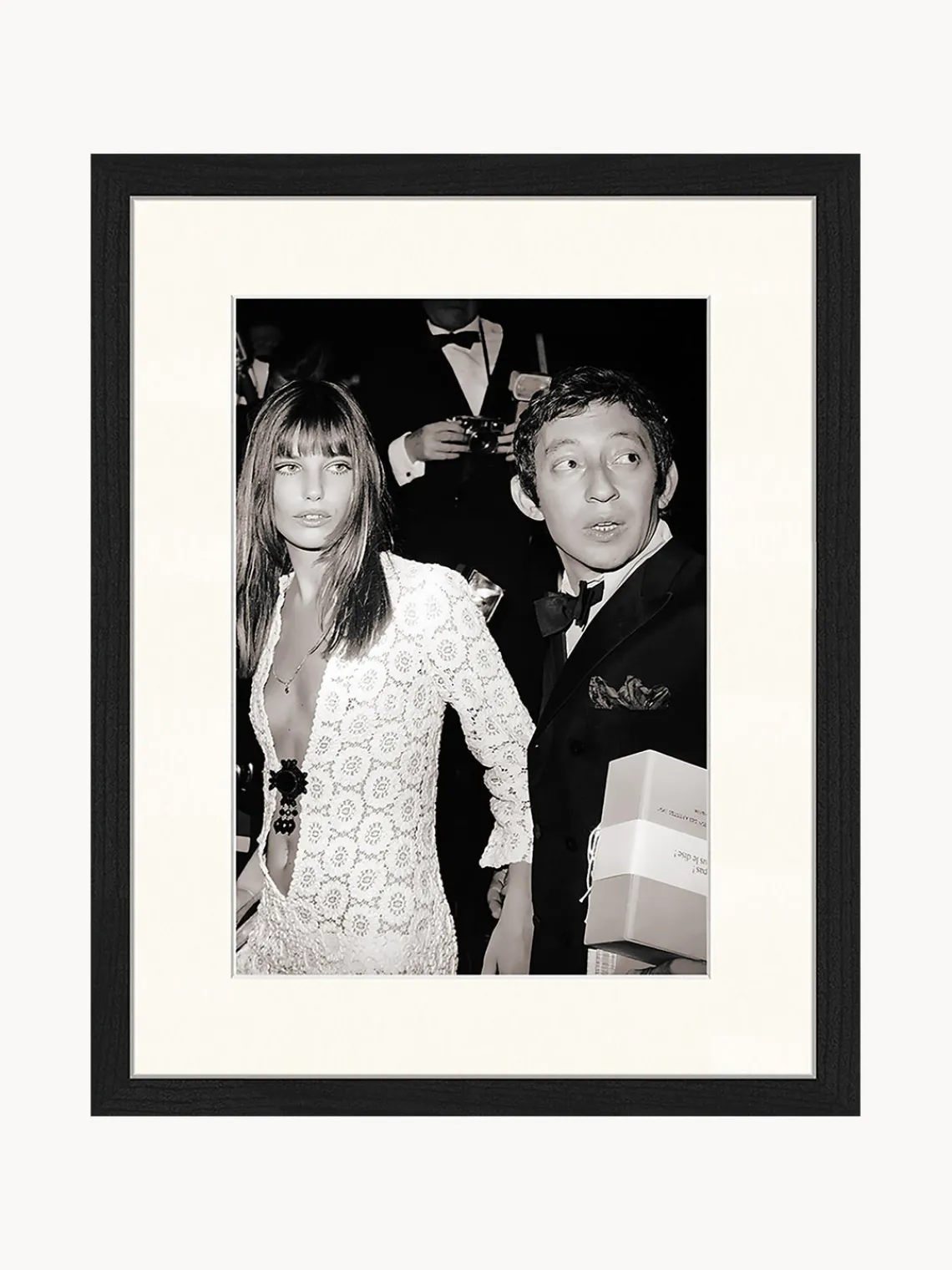 Cuadros Y Láminas Decorativas|Jarrones>Any Image Fotografía enmarcada Serge Gainsbourg & Jane Birkin
