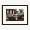 Best Fotografía enmarcada Steve McQueen in his Jaguar Cuadros Y Láminas Decorativas|Jarrones