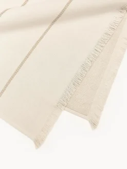 Toallas De Playa|Accesorios De Playa></noscript>Westwing Collection Fouta con flecos Elana Blanco crema, beige