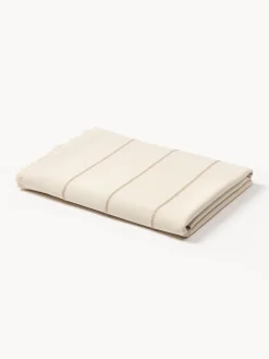 Toallas De Playa|Accesorios De Playa></noscript>Westwing Collection Fouta con flecos Elana Blanco crema, beige