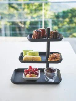 Best Fuente 3 pisos de metal Tower Tarteras|Vajillas Completas