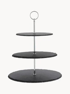 Fuente 3 pisos de pizarra Cooper Tarteras|Vajillas Completas