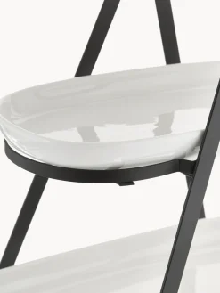 Tarteras|Vajillas Completas></noscript>ladelle Fuente 3 pisos de porcelana Tower, con las bandejas extríbles