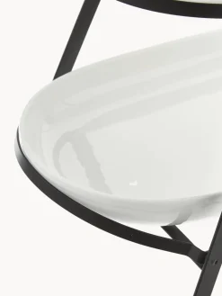 Tarteras|Vajillas Completas></noscript>ladelle Fuente 3 pisos de porcelana Tower, con las bandejas extríbles