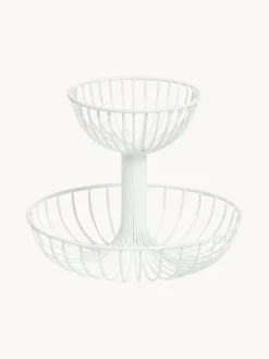 Tarteras|Vajillas Completas> Fuente 2 pisos Lago Blanco