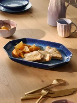 Outlet Fuente artesanal con esmalte reactivo Vinci Cuencos Y Platos De Servir|Vajillas Completas