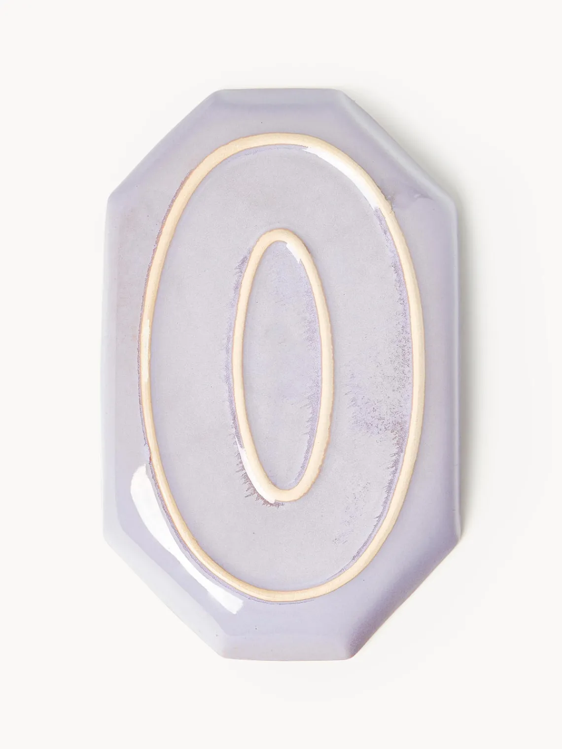 Cuencos Y Platos De Servir|Vajillas Completas>Westwing Collection Fuente artesanal con esmalte reactivo Vinci Lavanda y tonos rosas con gradiente de color