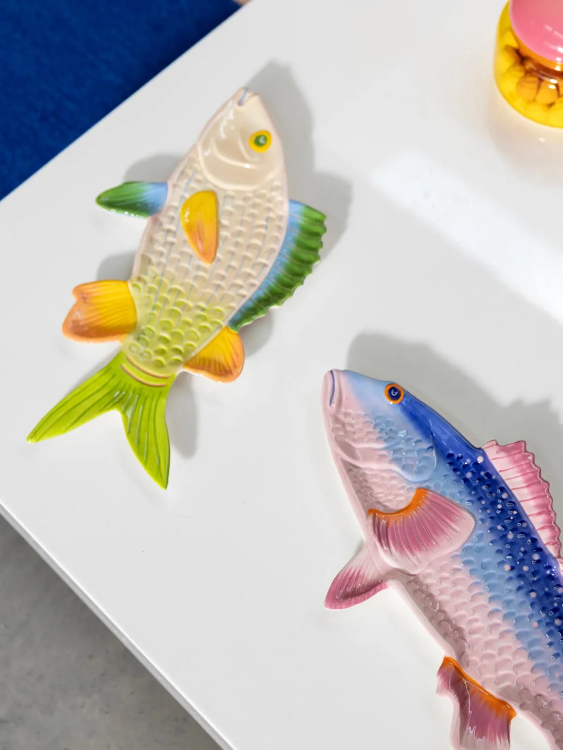 Cuencos Y Platos De Servir|Vajillas Completas>&k Amsterdam Fuente artesanal de dolomita Fish