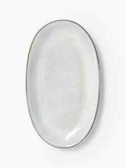 Sale Fuente artesanal de gres , 30 cm Cuencos Y Platos De Servir|Vajillas Completas