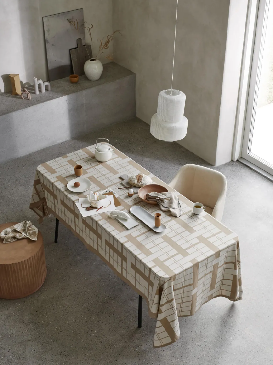 Cuencos Y Platos De Servir|Menaje De Mesa>Broste Copenhagen Fuente artesanal de gres , 35 cm Nordic Sand