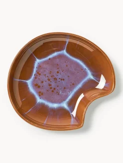 Cuencos Y Platos De Servir|Vajillas Completas>HKLIVING Fuente artesanal de gres Shell