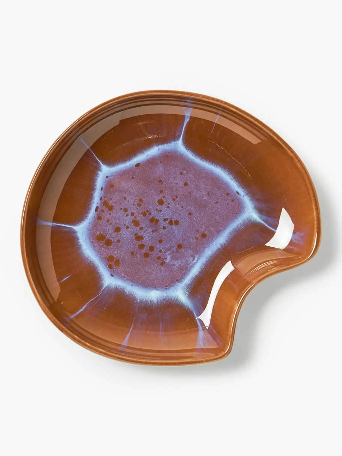 Cuencos Y Platos De Servir|Vajillas Completas>HKLIVING Fuente artesanal de gres Shell