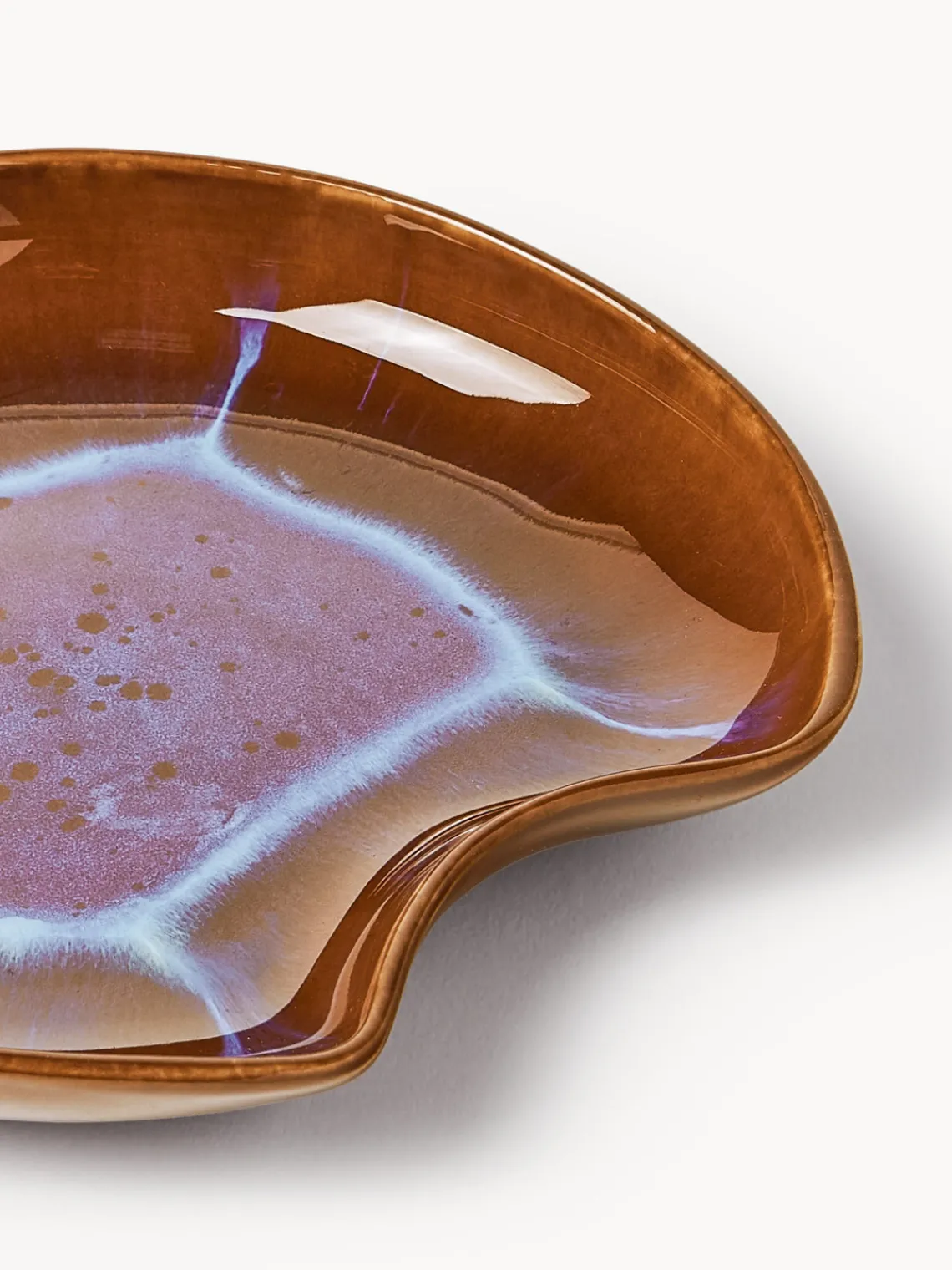 Cuencos Y Platos De Servir|Vajillas Completas>HKLIVING Fuente artesanal de gres Shell