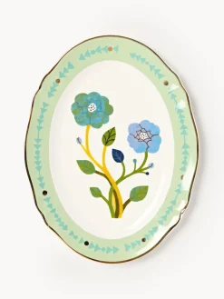 Sale Fuente artesanal de porcelana Floreal Cuencos Y Platos De Servir|Vajillas Completas