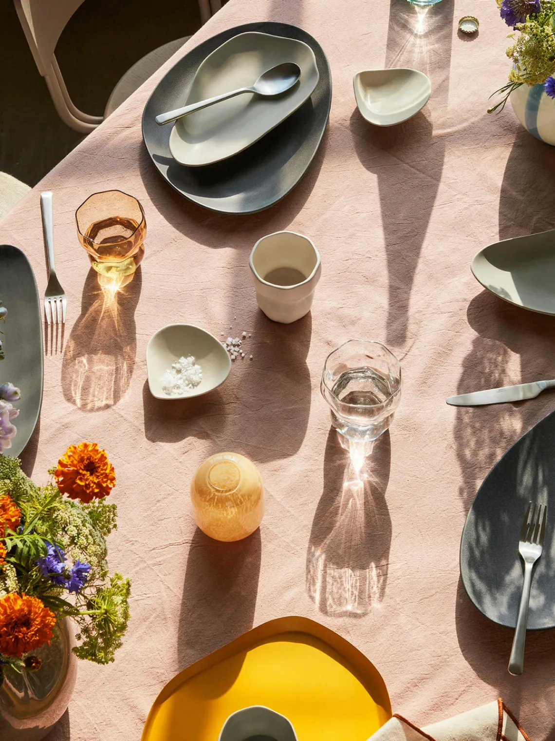 Cuencos Y Platos De Servir|Vajillas Completas>Broste Copenhagen Fuente con forma orgánica artesanal Limfjord