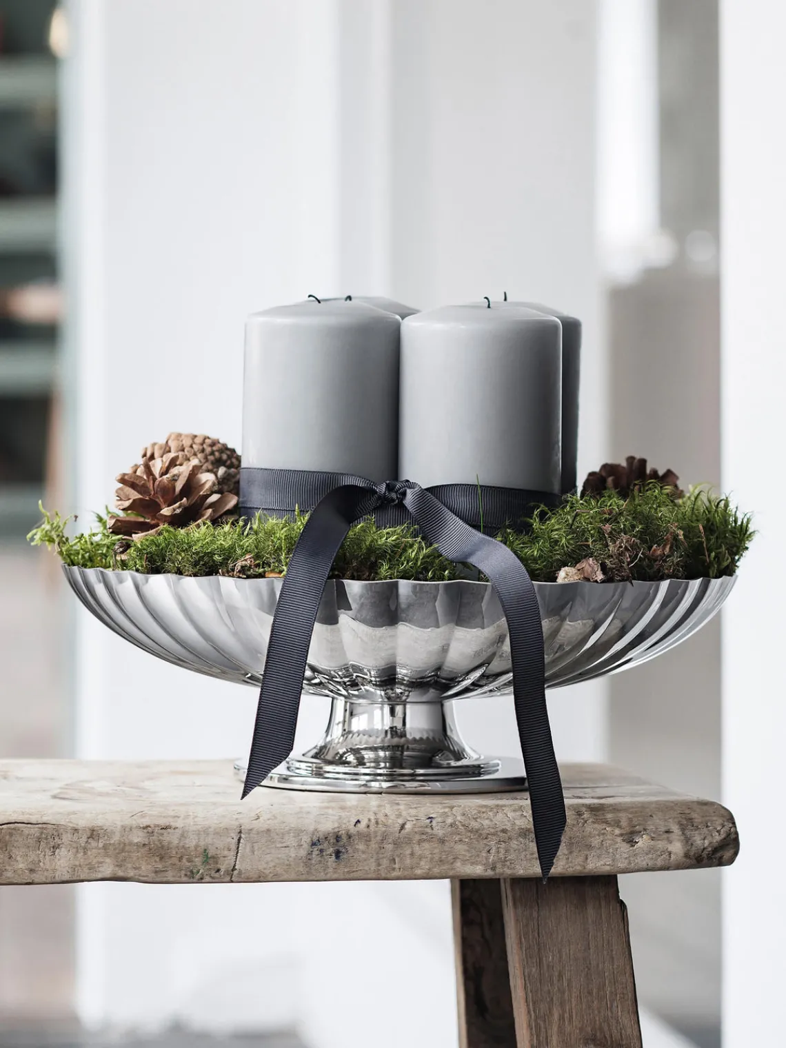 Online Fuente de acero inoxidable con relieves Bernadotte Cuencos Y Platos De Servir|Vajillas Completas