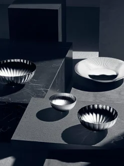 Hot Fuente de acero inoxidable con relieves Bernadotte Boles Y Tazones|Vajillas Completas