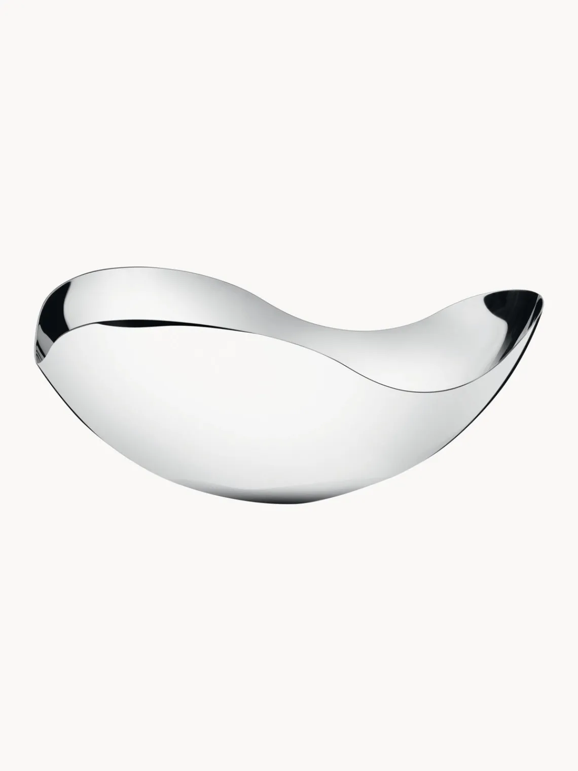 Cuencos Y Platos De Servir|Vajillas Completas>GEORG JENSEN Fuente de acero inoxidable con forma orgánica Bloom