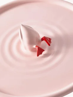 Cuencos Y Platos De Servir|Vajillas Completas>POLSPOTTEN Fuente de cerámica artesanal Diving Duck Rosa claro, rojo