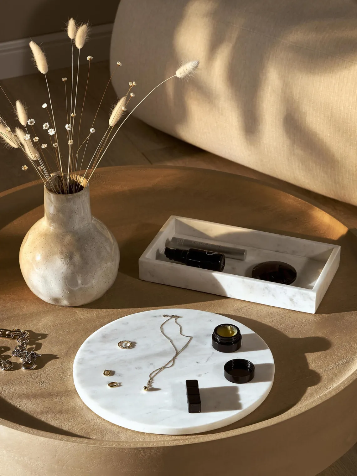 Cuencos Y Platos De Servir|Vajillas Completas>Westwing Collection Fuente de mármol Aika Mármol blanco