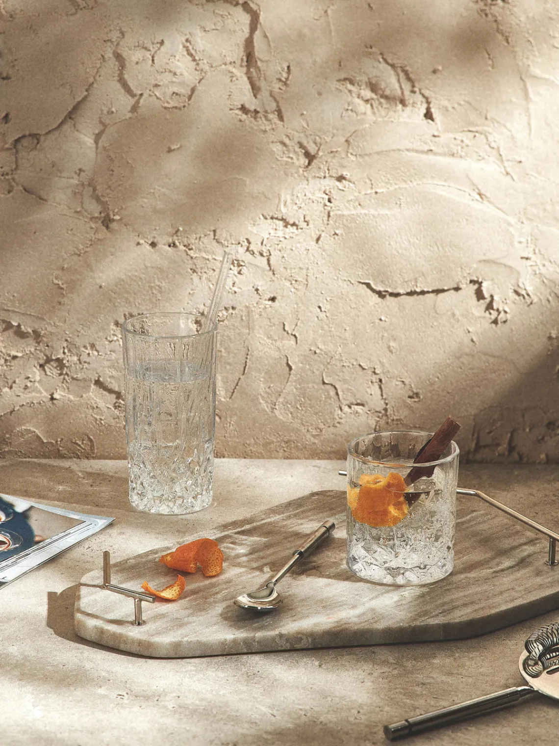 Jarrones|Bandejas Decorativas>Westwing Collection Fuente de mármol Han, 38 cm