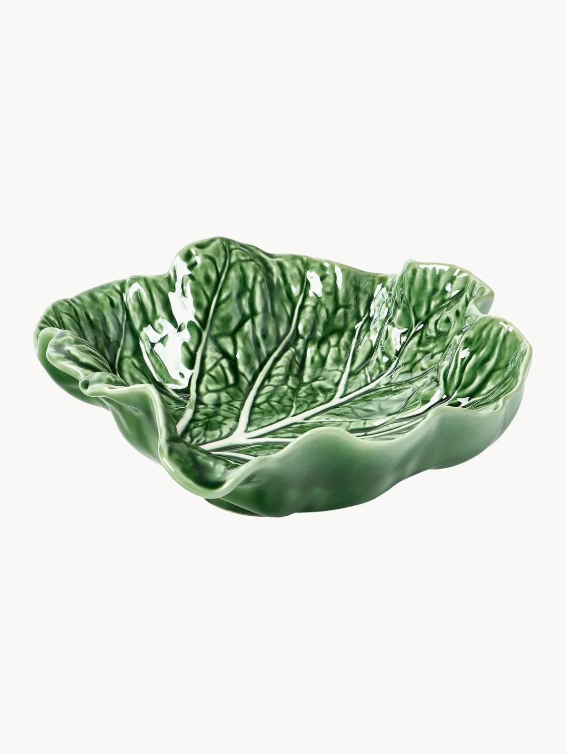 Cuencos Y Platos De Servir|Menaje De Mesa>BORDALLO PINHEIRO Fuente de servir pintada a mano Cabbage