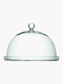 Best Fuente de vidrio soplado con tapa Vienna Bandejas|Vajillas Completas