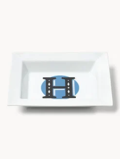 Bandejas Decorativas|Jarrones>Westwing Collection Fuente decorativa artesanal | MEISSEN Initials H