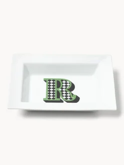 Bandejas Decorativas|Jarrones>Westwing Collection Fuente decoativa atesanal | MEISSEN Initials R