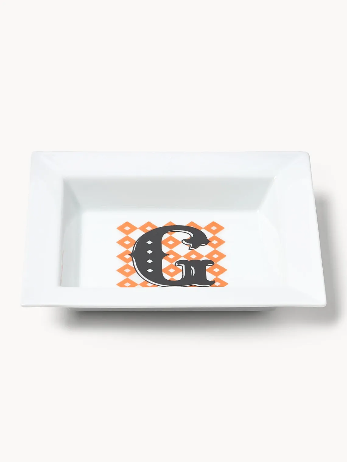 Bandejas Decorativas|Jarrones>Westwing Collection Fuente decorativa artesanal | MEISSEN Initials G