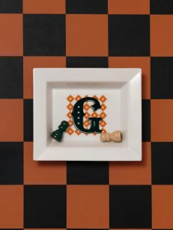 Bandejas Decorativas|Jarrones>Westwing Collection Fuente decorativa artesanal | MEISSEN Initials G