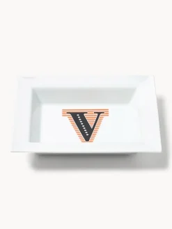 Bandejas Decorativas|Jarrones>Westwing Collection Fuente decoratia artesanal | MEISSEN Initials V