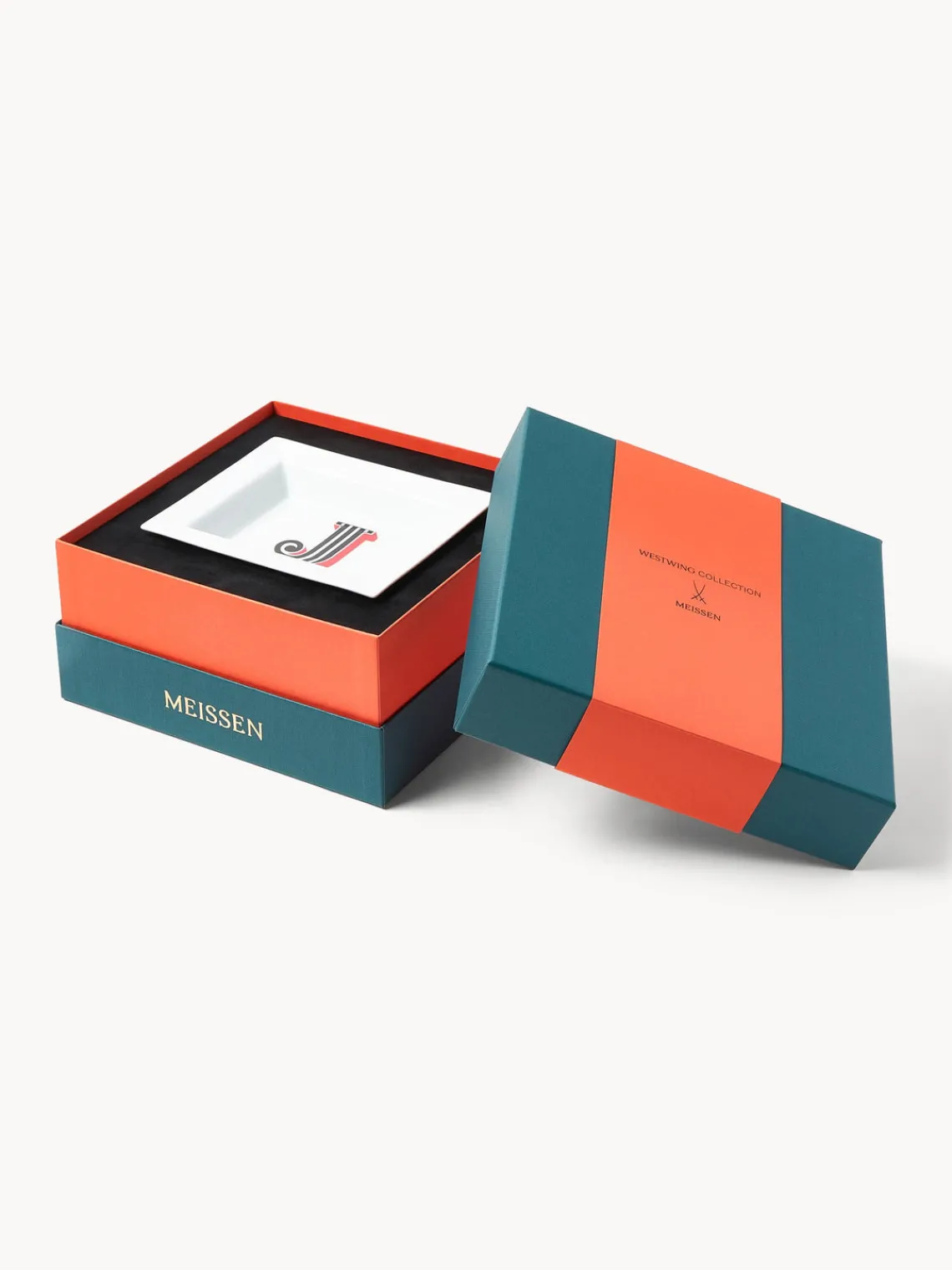 Online Fuente decorativa artesanal | MEISSEN Initials Bandejas Decorativas|Jarrones