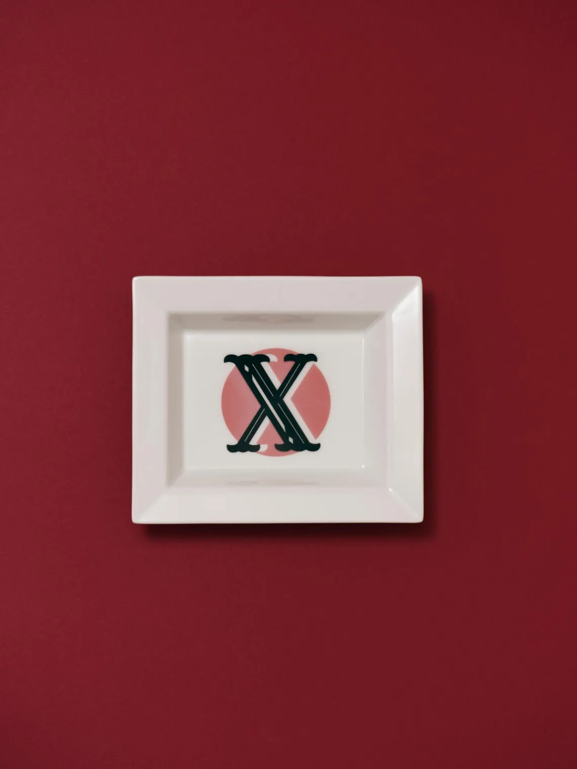 Outlet Fuente decorativa artesanal | MEISSEN Initials Bandejas Decorativas|Jarrones