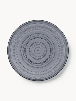 Cuencos Y Platos De Servir|Vajillas Completas>iittala Fuente Kastehelmi Gris oscuro transparente