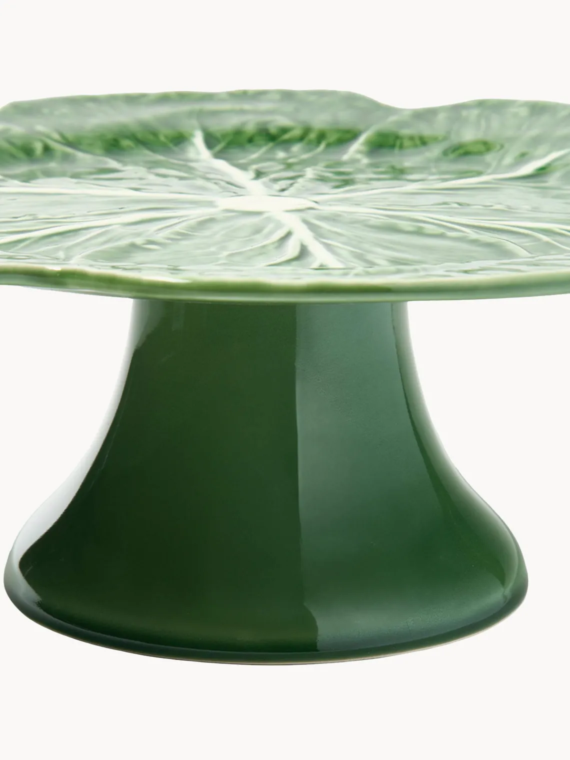 Tarteras|Vajillas Completas>BORDALLO PINHEIRO Fuente para postre artesanal Repollo