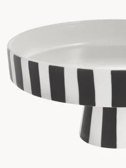 Cuencos Y Platos De Servir|Vajillas Completas></noscript>Oyoy Living Design Fuente para postre pequeña de cerámica Toppu Negro, blanco