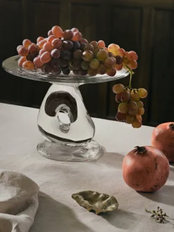 Tarteras|Vajillas Completas>Ferm Living Fuente para postre soplada artesanalmente Damo