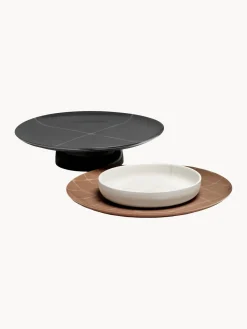 Clearance Fuente para tartas de porcelana con esmalte reactivo Zuma Tarteras|Vajillas Completas