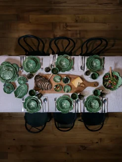 Best Fuente pintada a mano Cabbage Cuencos Y Platos De Servir|Vajillas Completas