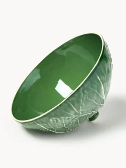 Cuencos Y Platos De Servir|Vajillas Completas></noscript>BORDALLO PINHEIRO Fuente pintada a mano con tapa Cabbage