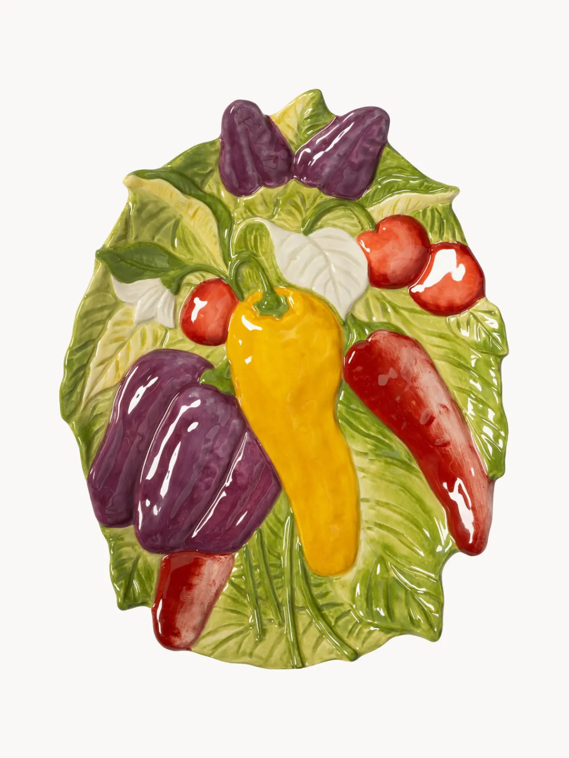 Discount Fuente pintada a mano Legume Cuencos Y Platos De Servir|Vajillas Completas